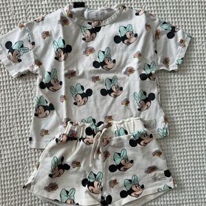 BEIGE MICKEY SET | 4y EUC